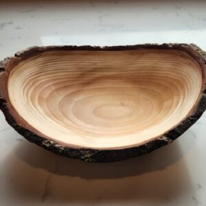 Live edge bowls